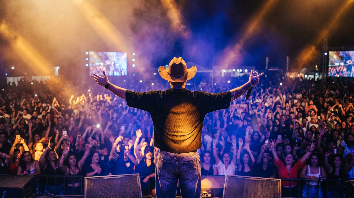 Ricky Thyam en concierto